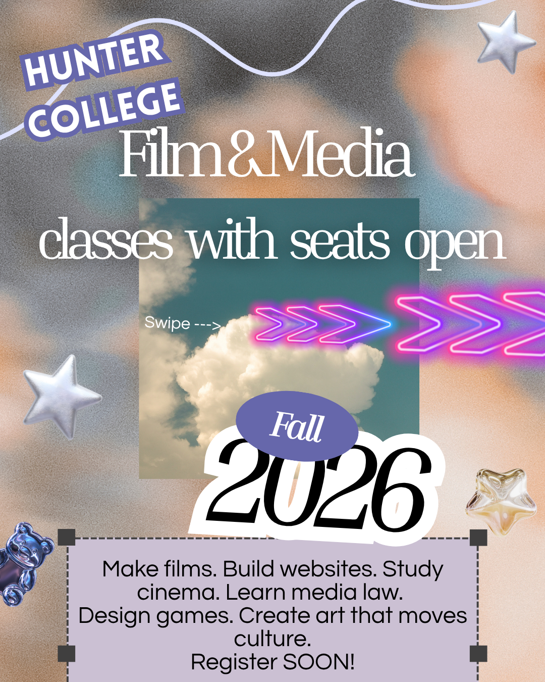 poster register for fall 2026 classes soon