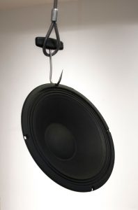 Speaker on hook