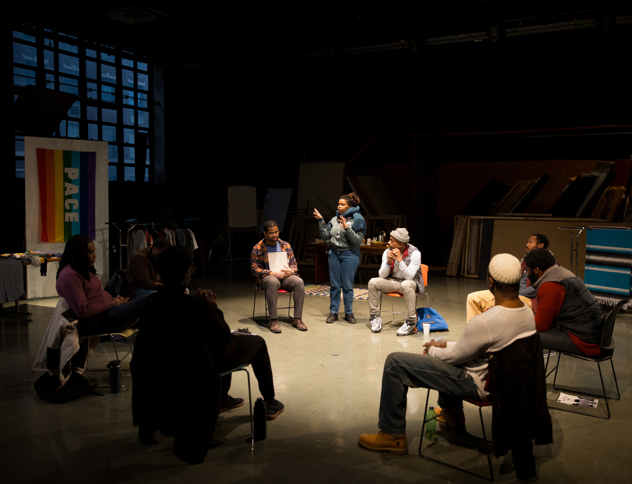 IMA event "Where Do Black Men Live?" film photo