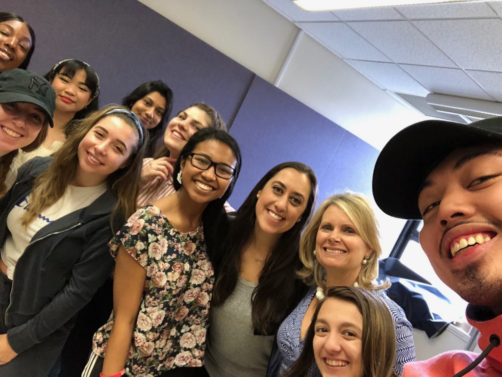 Sissel McCarthy's class with Emily Lorsch in the group photo