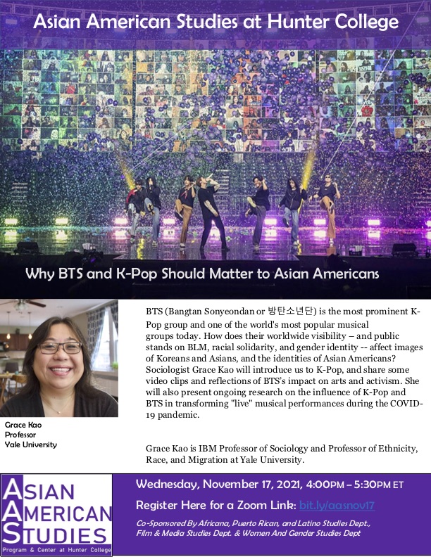 Asian American Studies poster Why BTS and K-Pop Should Matter