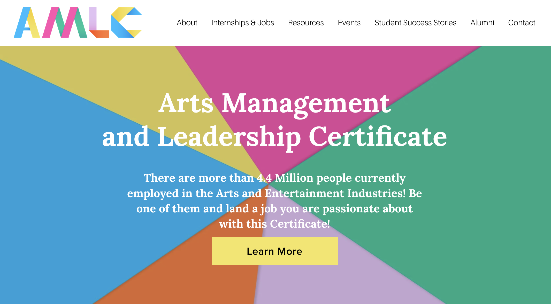 AMLC website screenshot