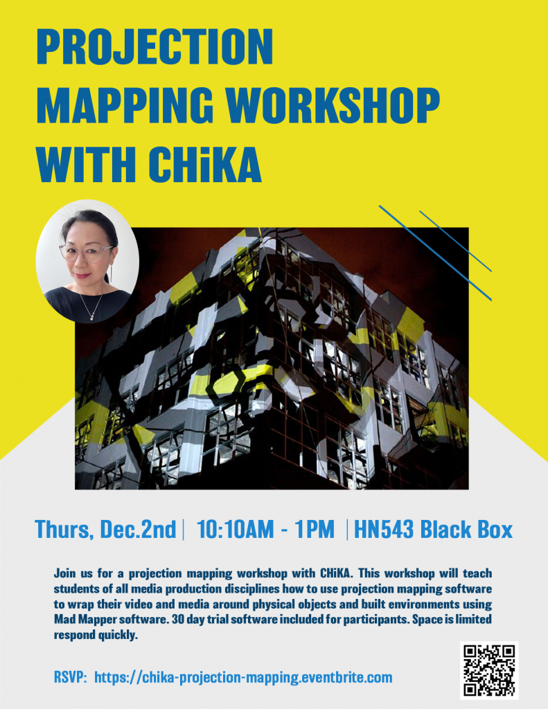 Film & Media – Hunter College | Projection mapping workshop with CHiKA