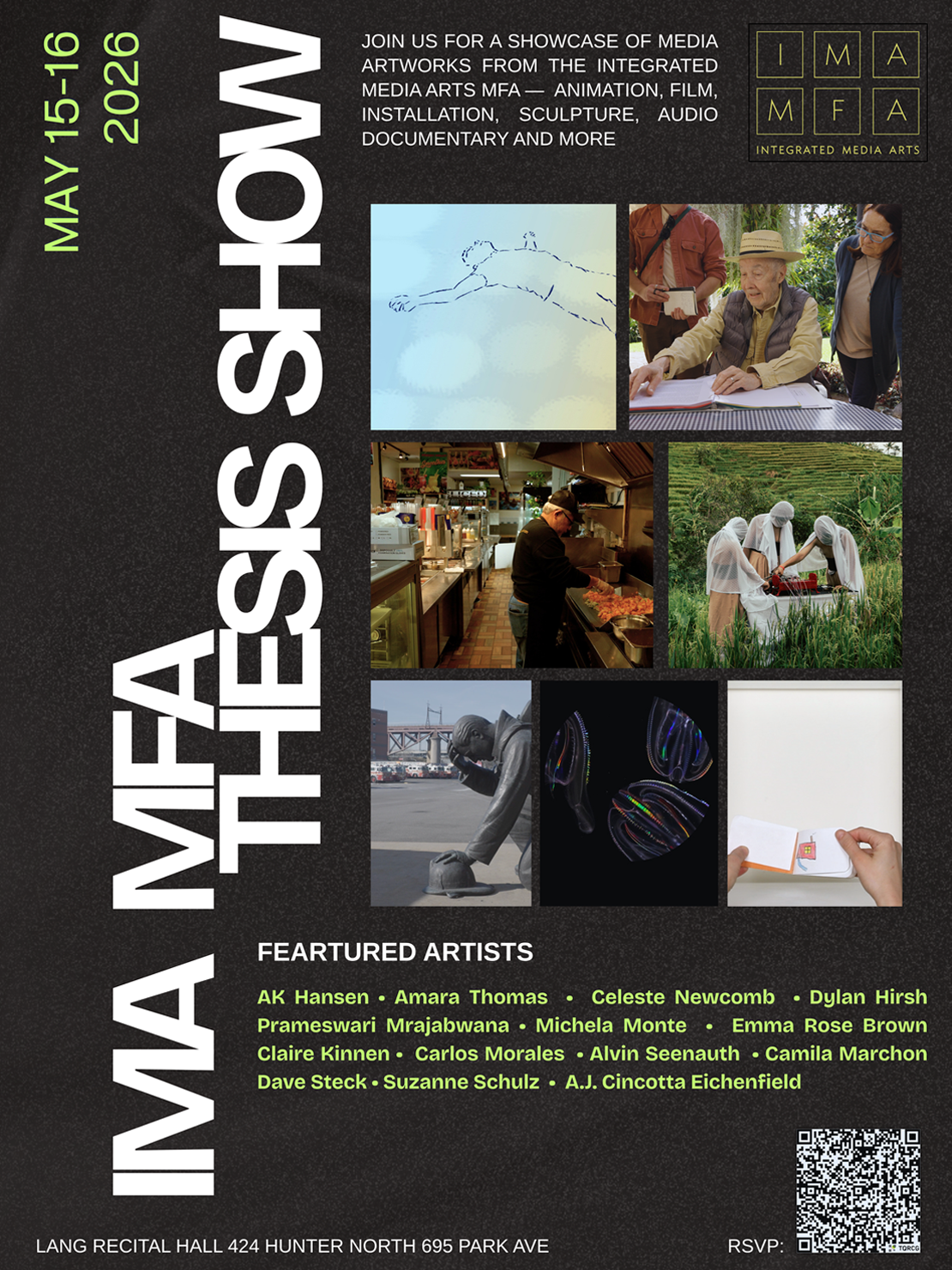 IMA MFA Thesis Show Spring 2026 Poster