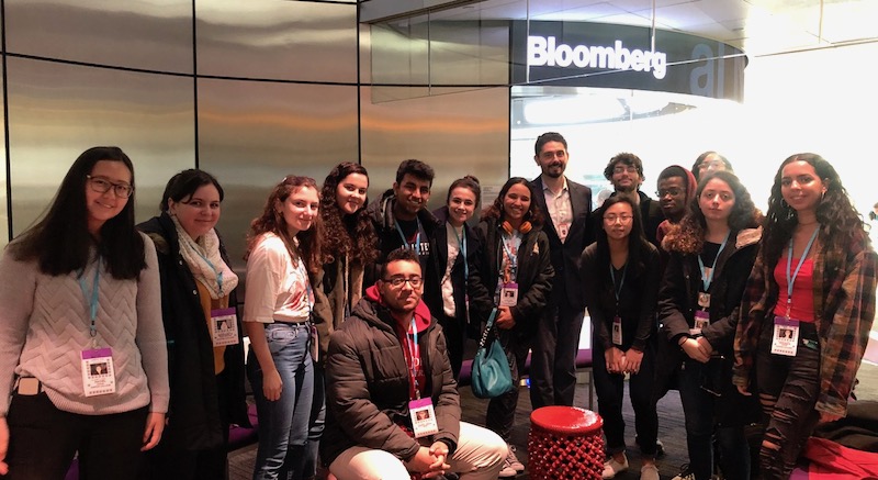class visit to Bloomberg