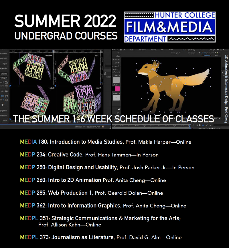 Film & Media Hunter College Summer Courses