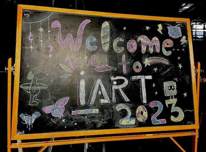 iArt Spring 2023 Welcome Sign