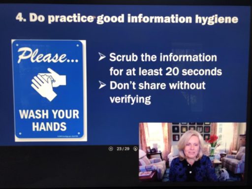 sign for hygiene