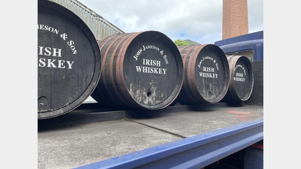 Irish Whiskey Barrels