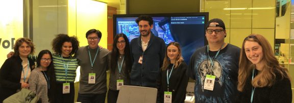 Students tour Bloomberg News