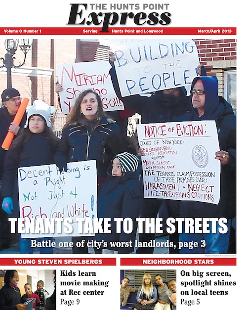 March cover of Hunts Point Express