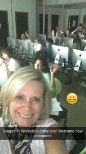 Snap chat from the workshop
