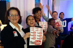 Hunter College Students at the Youtube University event